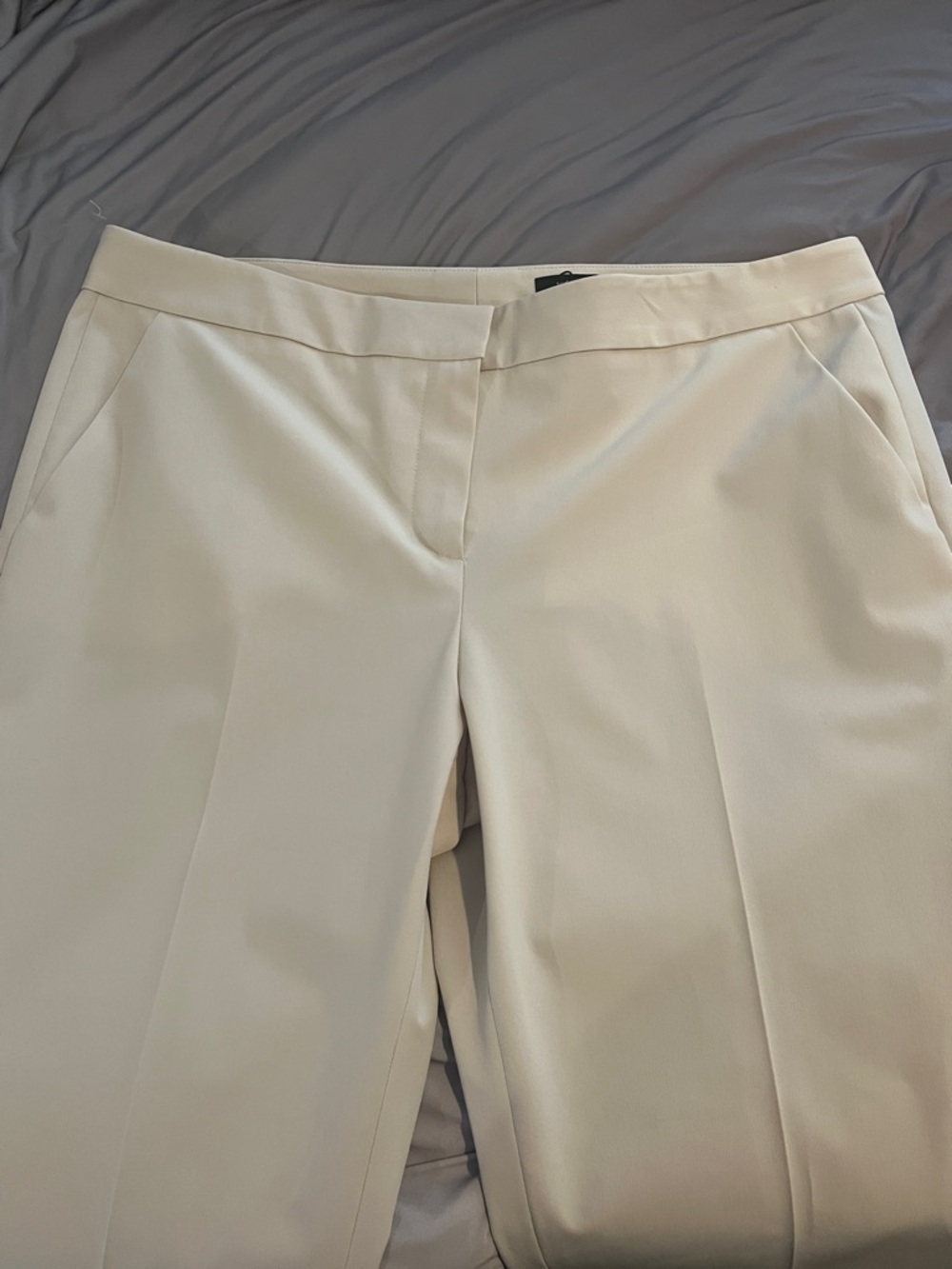 Judith & Charles Tailored Cream Women's Trousers